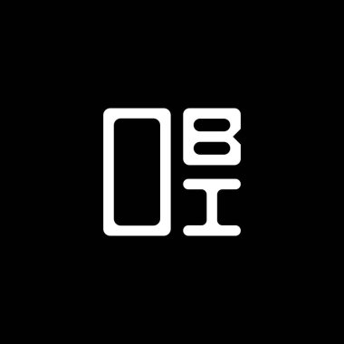 OBI harf logosu yaratıcı tasarımı vektör grafik, OBI basit ve modern logo. OBI lüks alfabe tasarımı  