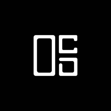 Obsesif-harf logosu yaratıcı tasarım vektör grafik, OCD basit ve modern logo. OCD lüks alfabe tasarımı  