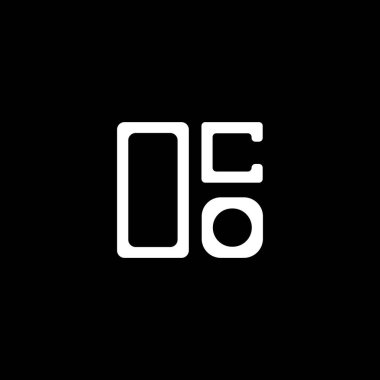 OCO harfi logo yaratıcı tasarımı vektör grafik, OCO basit ve modern logo. OCO lüks alfabe tasarımı  
