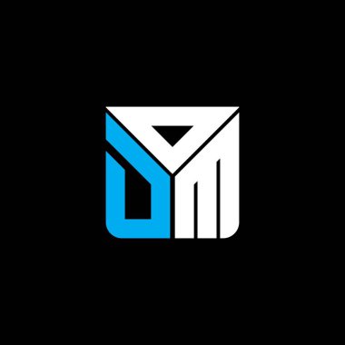 ODM harf logosu yaratıcı tasarım vektör grafik, ODM basit ve modern logo. ODM lüks alfabe tasarımı  