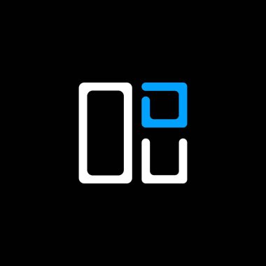 ODU harf logosu yaratıcı tasarımı vektör grafik, ODU basit ve modern logo. ODU lüks alfabe tasarımı  