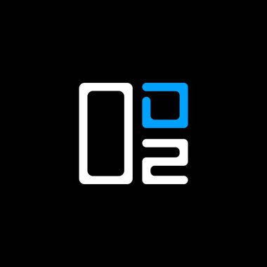 ODZ harf logosu yaratıcı tasarım vektör grafik, ODZ basit ve modern logo. ODZ lüks alfabe tasarımı  