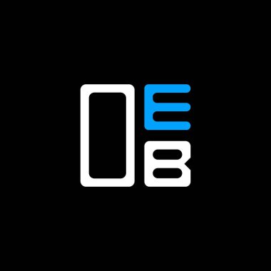OEB harfi logo yaratıcı tasarımı vektör grafik, OEB basit ve modern logo. OEB lüks alfabe tasarımı  