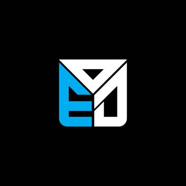 OED harf logosu yaratıcı tasarımı vektör grafik, OED basit ve modern logo. OED lüks alfabe tasarımı  