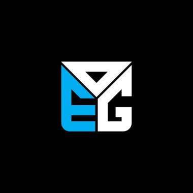 OEG harf logosu yaratıcı tasarım vektör grafik, OEG basit ve modern logo. OEG lüks alfabe tasarımı  