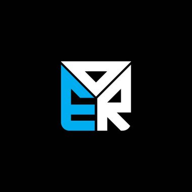 Vektör grafik, OER basit ve modern logolu OER harfi yaratıcı logosu. Lüks alfabe dizaynı  