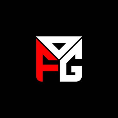 OFG harfi logo yaratıcı tasarımı vektör grafik, OFG basit ve modern logo. OFG lüks alfabe tasarımı  