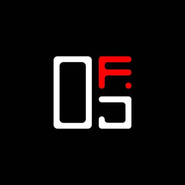 OFJ harf logosu yaratıcı tasarım vektör grafik, OFJ basit ve modern logo. OFJ lüks alfabe tasarımı  