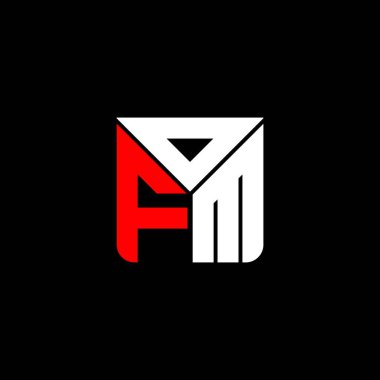 OFM harf logosu yaratıcı tasarım vektör grafik, OFM basit ve modern logo. OFM lüks alfabe tasarımı  