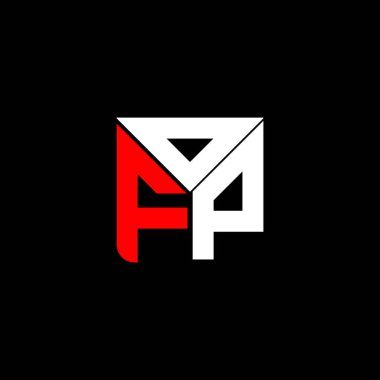 OFP harf logosu yaratıcı tasarım vektör grafik, OFP basit ve modern logo. OFP lüks alfabe tasarımı  