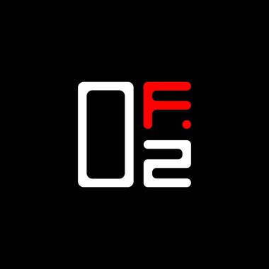 OFZ harf logosu yaratıcı tasarım vektör grafik, OFZ basit ve modern logo. OFZ lüks alfabe tasarımı  