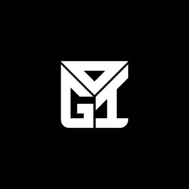OGI harf logosu yaratıcı tasarımı vektör grafik, OGI basit ve modern logo. OGI lüks alfabe tasarımı  