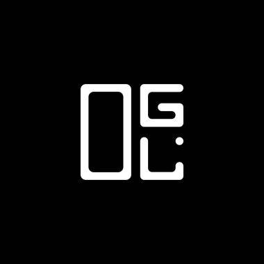 OGL harf logosu yaratıcı tasarım vektör grafik, OGL basit ve modern logo. OGL lüks alfabe tasarımı  