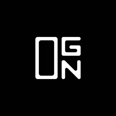 OGN harf logosu yaratıcı tasarımı vektör grafik, OGN basit ve modern logo. OGN lüks alfabe tasarımı  