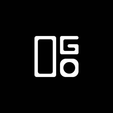 OGO harfi logo yaratıcı tasarımı vektör grafik, OGO basit ve modern logo. OGO lüks alfabe tasarımı  