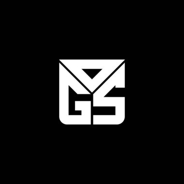 OGS harfi logo yaratıcı tasarımı vektör grafik, OGS basit ve modern logo. OGS lüks alfabe tasarımı  