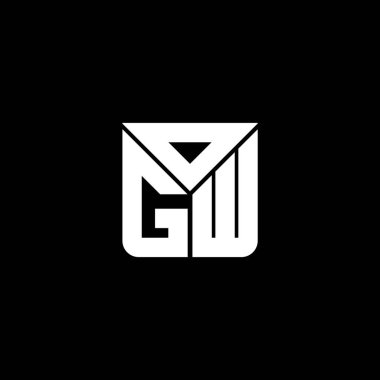 OGW harf logosu yaratıcı tasarım vektör grafik, OGW basit ve modern logo. OGW lüks alfabe tasarımı  