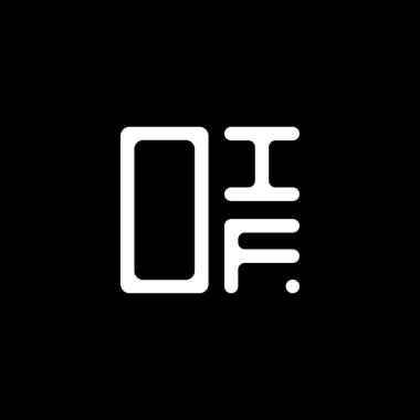 OIF harf logosu tasarımı vektör grafik, OIF basit ve modern logo. Oif lüks alfabe tasarımı  