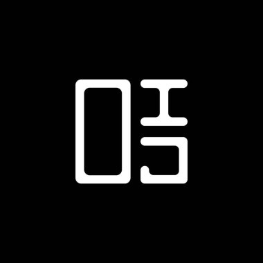 OIJ harf logosu yaratıcı tasarımı vektör grafik, OIJ basit ve modern logo. OIJ lüks alfabe tasarımı  