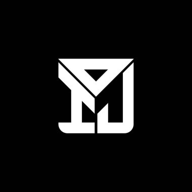 OIJ harf logosu yaratıcı tasarımı vektör grafik, OIJ basit ve modern logo. OIJ lüks alfabe tasarımı  