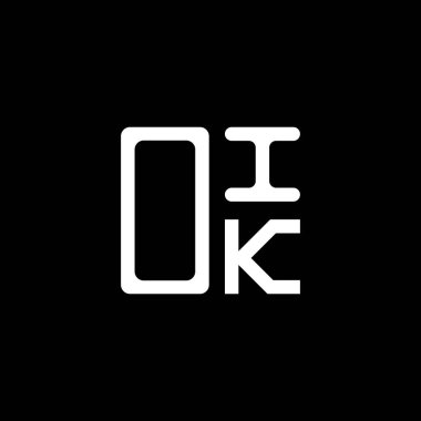 OIK harf logosu yaratıcı tasarımı vektör grafik, tamam basit ve modern logo. Tamam, lüks alfabe tasarımı.  