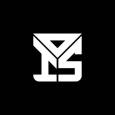 OIS harf logosu yaratıcı tasarımı vektör grafik, OIS basit ve modern logo. OIS lüks alfabe tasarımı  