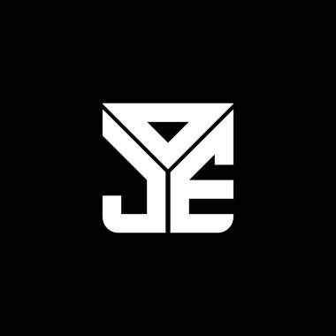 OJE harf logosu yaratıcı tasarım vektör grafik, OJE basit ve modern logo. OJE lüks alfabe tasarımı  