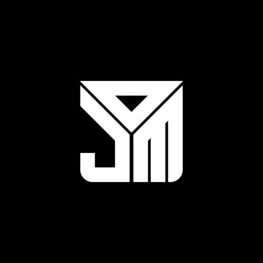 OJM harf logosu yaratıcı tasarım vektör grafik, OJM basit ve modern logo. OJM lüks alfabe tasarımı  