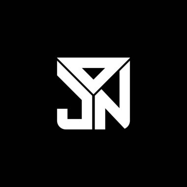 OJN harfi logo yaratıcı tasarımı vektör grafik, OJN basit ve modern logo. OJN lüks alfabe tasarımı  