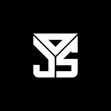 OJS harf logosu yaratıcı tasarım vektör grafik, OJS basit ve modern logo. OJS lüks alfabe tasarımı  