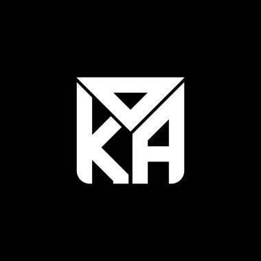 OKA harf logosu yaratıcı tasarım vektör grafik, OKA basit ve modern logo. OKA lüks alfabe tasarımı  