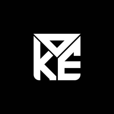 OKE harf logosu yaratıcı tasarımı vektör grafik, OKE basit ve modern logo. OKE lüks alfabe tasarımı  