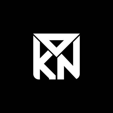 OKN harf logosu yaratıcı tasarımı vektör grafik, OKN basit ve modern logo. OKN lüks alfabe tasarımı  