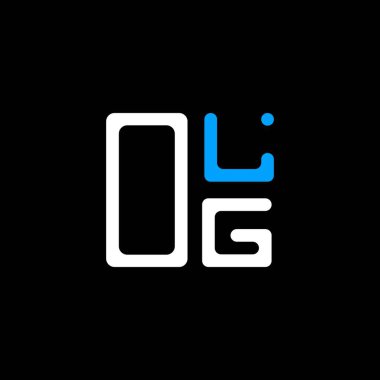 OLG harf logosu yaratıcı tasarımı vektör grafik, OLG basit ve modern logo. OLG lüks alfabe tasarımı  