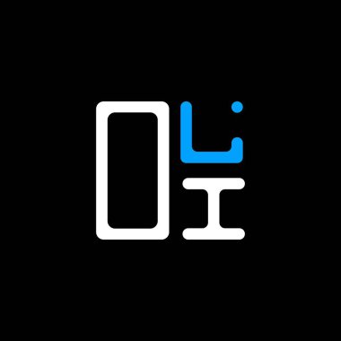 OLI harf logosu yaratıcı tasarımı vektör grafik, OLI basit ve modern logo. OLI lüks alfabe tasarımı  