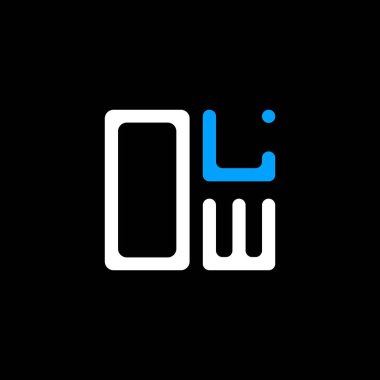 OLW harf logosu yaratıcı tasarımı vektör grafik, OLW basit ve modern logo. OLW lüks alfabe tasarımı  