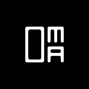 OMA harf logosu yaratıcı tasarım vektör grafik, OMA basit ve modern logo. OMA lüks alfabe tasarımı  