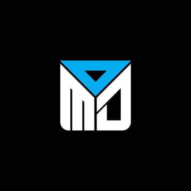 OMD harf logosu yaratıcı tasarım vektör grafik, OMD basit ve modern logo. OMD lüks alfabe tasarımı  