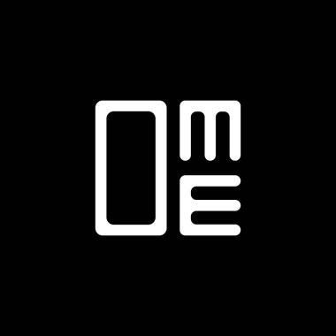 OME harfi logo yaratıcı tasarımı vektör grafik, OME basit ve modern logo. OME lüks alfabe tasarımı  