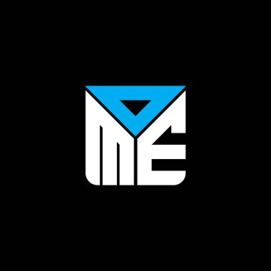 OME harfi logo yaratıcı tasarımı vektör grafik, OME basit ve modern logo. OME lüks alfabe tasarımı  