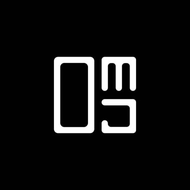 OMJ harf logosu yaratıcı tasarımı vektör grafik, OMJ basit ve modern logo. OMJ lüks alfabe tasarımı  