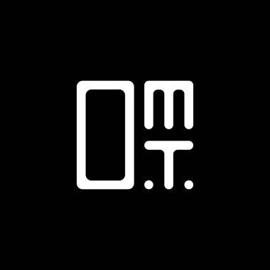 OMT harf logosu yaratıcı tasarım vektör grafik, OMT basit ve modern logo. OMT lüks alfabe tasarımı  