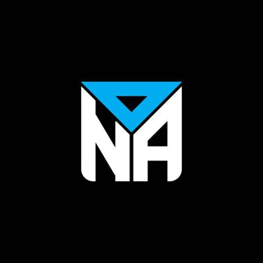 ONA harf logosu yaratıcı tasarımı vektör grafik, ONA basit ve modern logo. ONA lüks alfabe tasarımı  