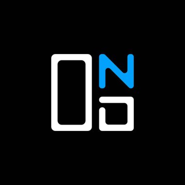 OND harfli yaratıcı logo vektör grafik, OND basit ve modern logo. OND lüks alfabe tasarımı  