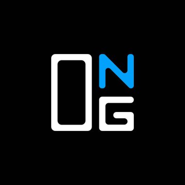 ONG harfi logo yaratıcı tasarımı vektör grafik, ONG basit ve modern logo. ONG lüks alfabe dizaynı  