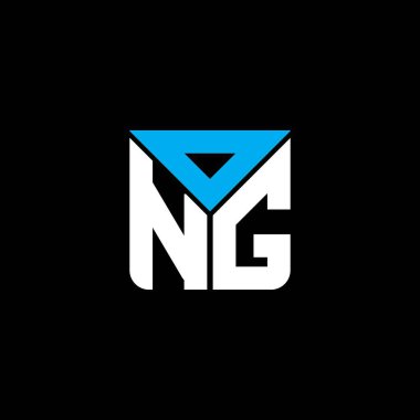 ONG harfi logo yaratıcı tasarımı vektör grafik, ONG basit ve modern logo. ONG lüks alfabe dizaynı  