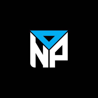 ONP harf logosu yaratıcı tasarımı vektör grafik, ONP basit ve modern logo. ONP lüks alfabe tasarımı  