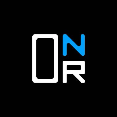 ONR harf logosu tasarımı vektör grafik, ONR basit ve modern logo. ONR lüks alfabe tasarımı  
