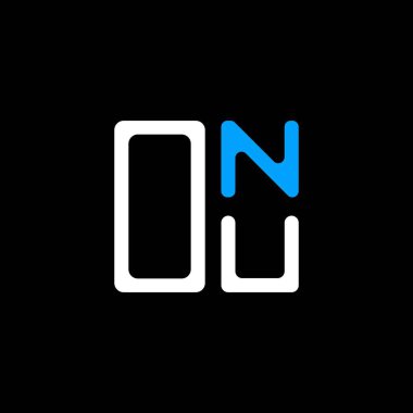 ONU harf logosu tasarımı vektör grafik, ONU basit ve modern logo. ONU lüks alfabe tasarımı  