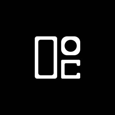 OOC harf logosu yaratıcı tasarımı vektör grafik, OOC basit ve modern logo. OOC lüks alfabe tasarımı  